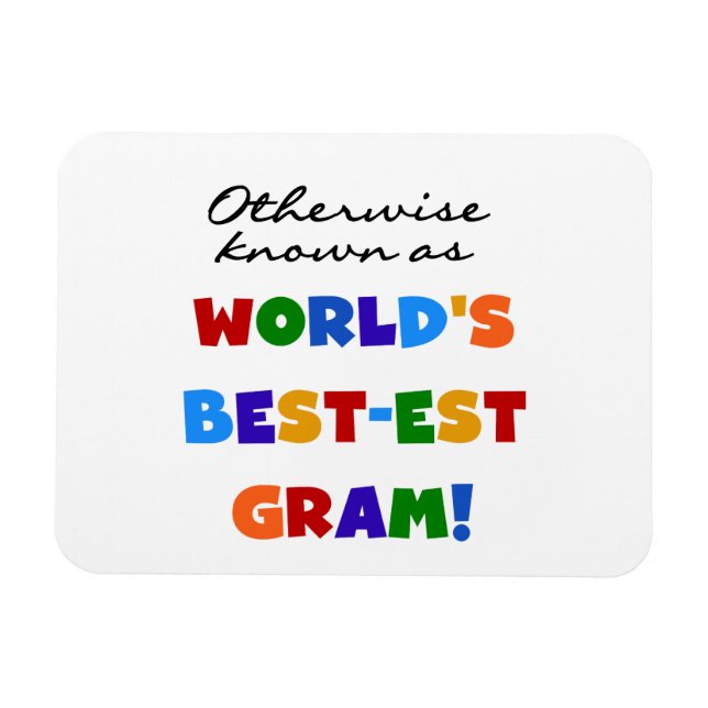 Magnet Flexible Autrement connu comme les meilleurs cadeaux de Gra (Horizontal)