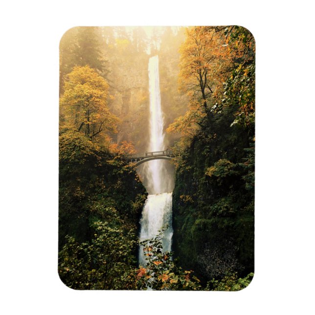 Magnet Flexible Autumn at Multnomah Falls (Vertical)