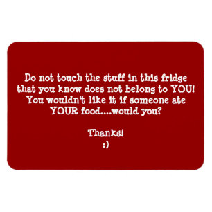 Magnet Flexible Avertissement-Personnaliser de voleur de