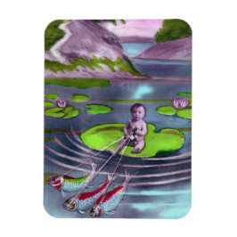 Magnet Flexible Avril Fool Carte Postale Vintage