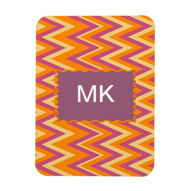 Magnet Flexible Aztec Tribal ZigZag (Vertical)