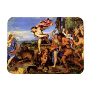 Magnet Flexible Bacchus et Ariadne par Titian