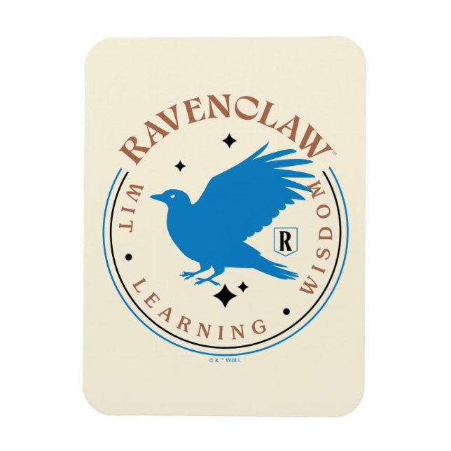 Magnet Flexible Badge de la Fierté de la maison d'aigle bleu RAVEN (Vertical)