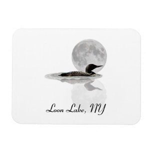 Magnet Flexible Baignades De Loon Dans L'Aimant Flexible Lune
