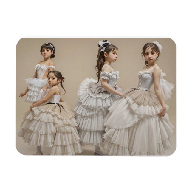 Magnet Flexible Bailarinas románticas (Horizontal)