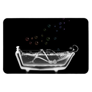 Magnet Flexible Bain à remous X-Ray Skeleton - Rainbow Bubbles