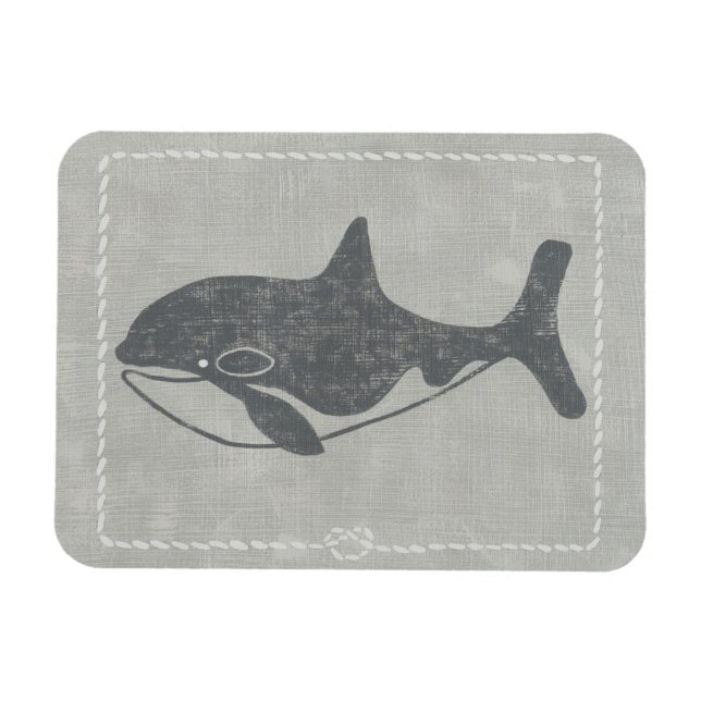 Magnet Flexible Baleine tueuse marine (Horizontal)