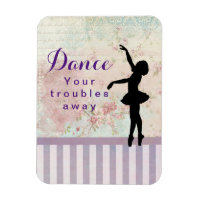 Ballerina Silhouette Dansez vos problèmes loin