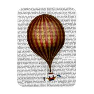 Magnet Flexible Ballon Royal Nassau à air chaud