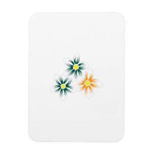 Magnet Flexible Banane jaune, bleu foncé vert, décoratif