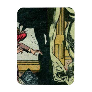 Magnet Flexible Bande dessinée d'horreur d'âge d'or   Bande dessin