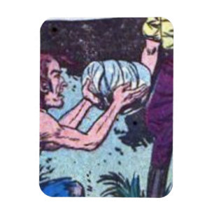 Magnet Flexible Bande dessinée d'horreur d'âge d'or   bandes dessi
