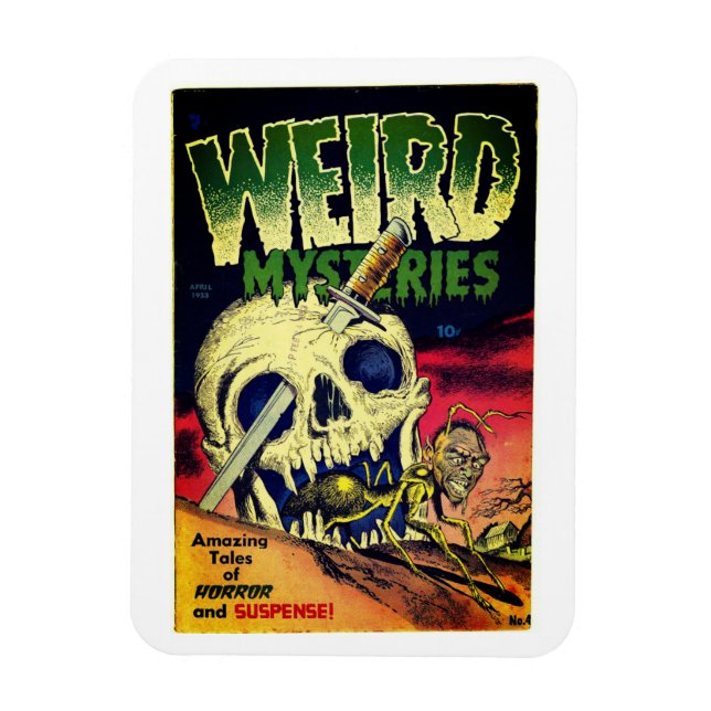 Magnet Flexible Bande dessinée WEIRD MYSTÈRES (Vertical)