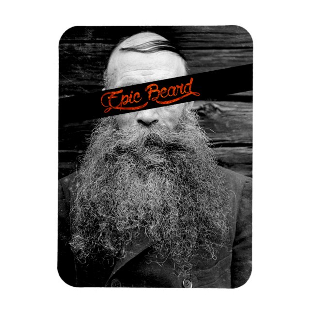 Magnet Flexible Barbe épique (Vertical)