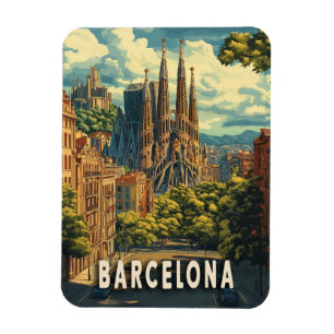 Magnet Flexible Barcelone, Espagne Voyage
