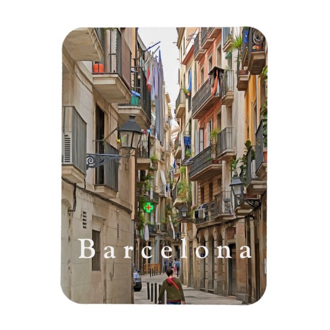 Magnet Flexible Barcelone. n° 33. (Vertical)