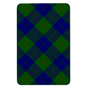 Magnet Flexible Barclay tartan bleu vert plaid