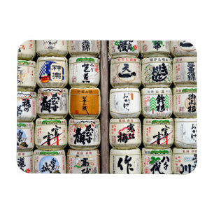 Magnet Flexible Barils de saké du sanctuaire d'Ise, Japon