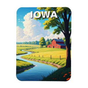 Magnet Flexible Barne rouge Iowa