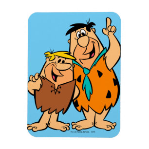 Magnet Flexible Barney Rubble et Fred Flintstone