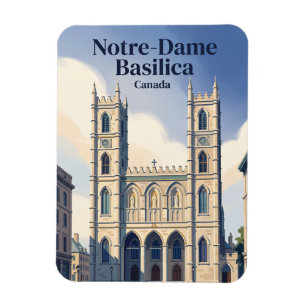 Magnet Flexible Basilique Notre-Dame Montréal Canada