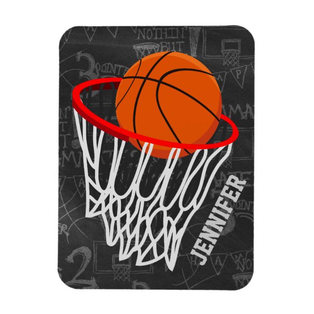 Magnet Flexible Basket-ball et cerceau de tableau de bord personna (Vertical)
