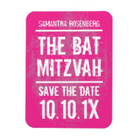 Bat mitzvah Rock Band Enregistrer l'aimant Date, r