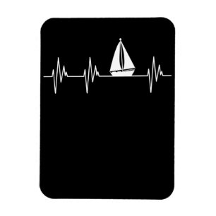Magnet Flexible Bateau Bateau À Heartbeat Bateau Voilier Cruise L