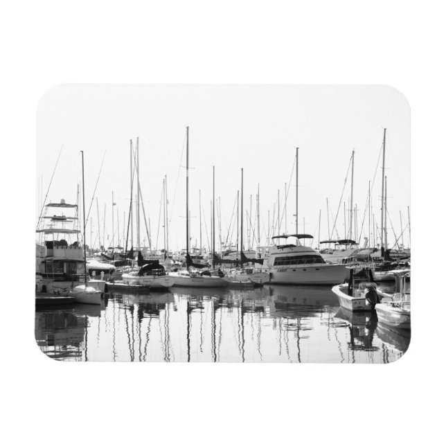 Magnet Flexible Bateaux dans le port (Horizontal)