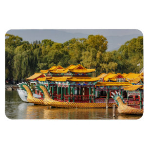 Magnet Flexible Bateaux-dragons touristiques Lac Kunming