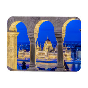 Magnet Flexible Bâtiment du Parlement hongrois au crépuscule