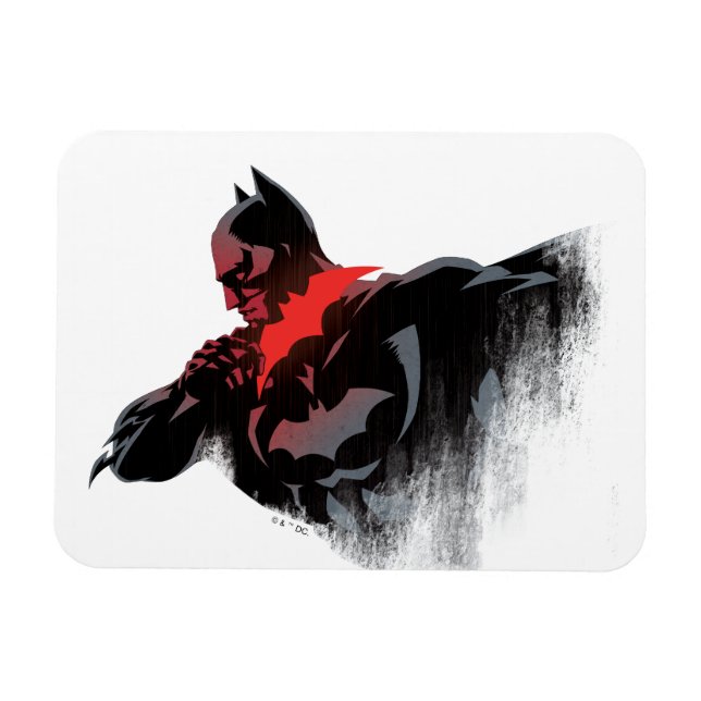 Magnet Flexible Batman Crimson Batarang (Horizontal)