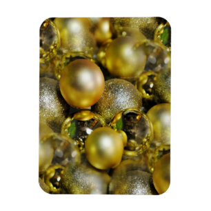Magnet Flexible Baubles de Noël d'or