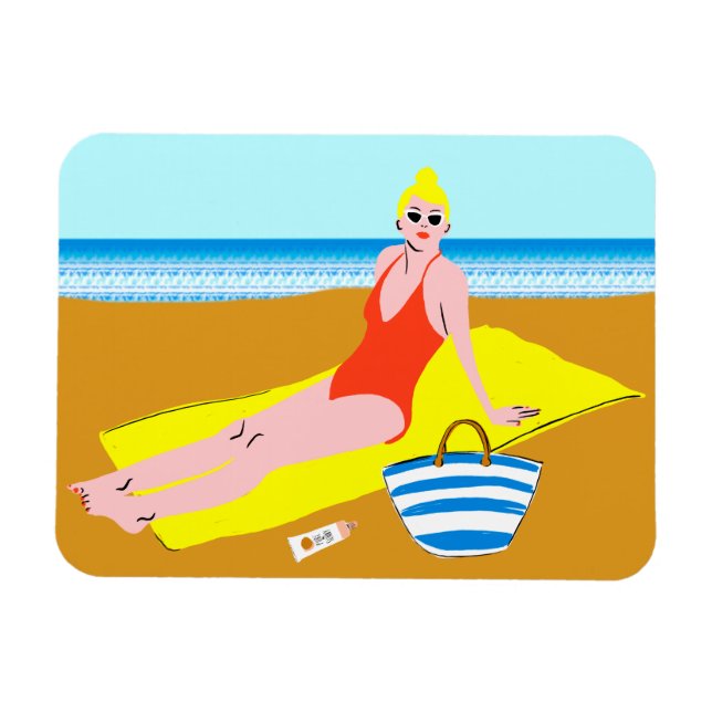 Magnet Flexible Beachy Keen - Jaune (Horizontal)