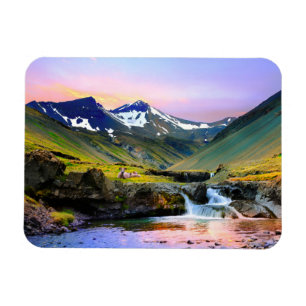 Magnet Flexible Beau paysage de paysage de l'Islande