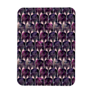 Magnet Flexible Beaucoup de Motif de chats galaxy