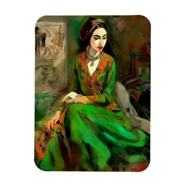 Magnet Flexible Beauté en vert (Vertical)