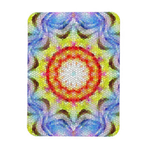 Magnet Flexible Beautiful Bright Mosaic Tile Sun Flower