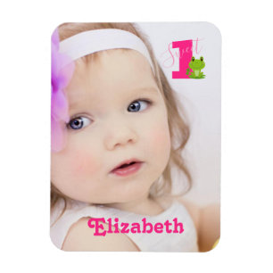 Magnet Flexible Bébé mignon fille photo un an