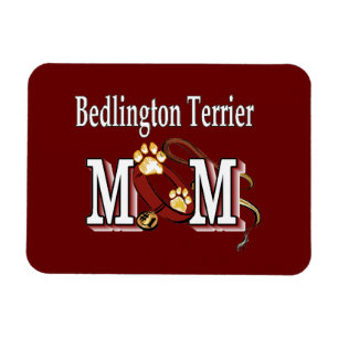 Magnet Flexible Bedlington Terrier Dog MOM