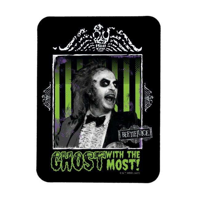 Magnet Flexible Beetlejus | Portrait "Ghost With the Most" (Vertical)