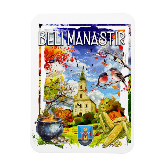 Magnet Flexible Beli Manastir (Vertical)