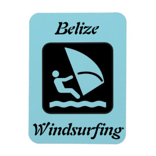 Magnet Flexible Bélize Windsurf (Atoll de Glover's Reef)