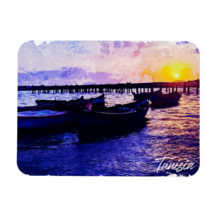 Magnet Flexible Belle Tunisie Vacances Souvenir