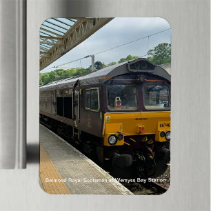 Magnet Flexible Belmond Royal Scotsman à la station de Wemyss Bay