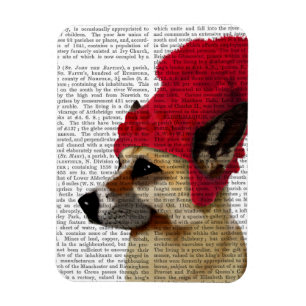 Magnet Flexible Berger allemand dans le casquette laineux rouge