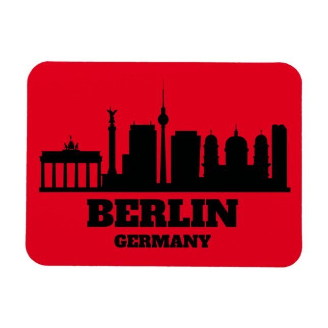 Magnet Flexible Berlin Allemagne Ville Landmark (Horizontal)