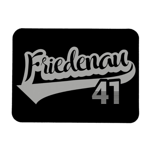 Magnet Flexible Berlin Friedenau 41 Classic City Numéro (Horizontal)