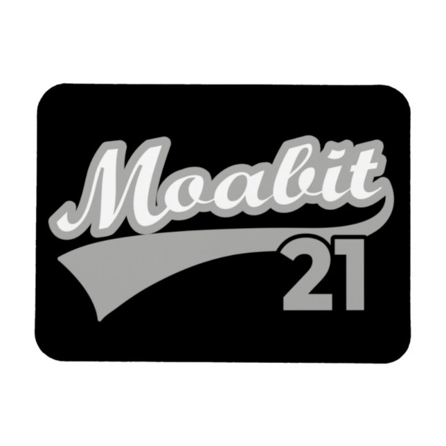 Magnet Flexible Berlin Moabit 21 Classic Retro City (Horizontal)