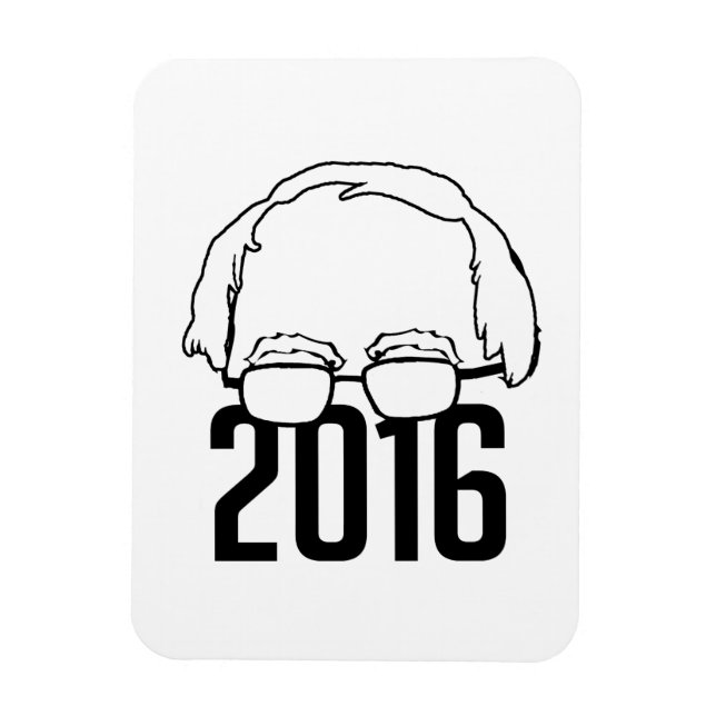 Magnet Flexible Bernie Sanders 2016 (Vertical)